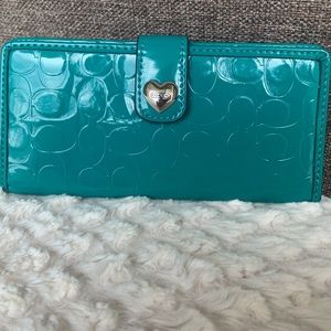 Coach signature classic leather wallet